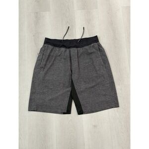 Lululemon Athletic Shorts Unlined Gray Black Large